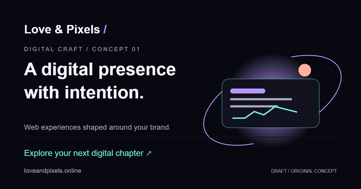 LinkedIn creative study — original illustrative draft